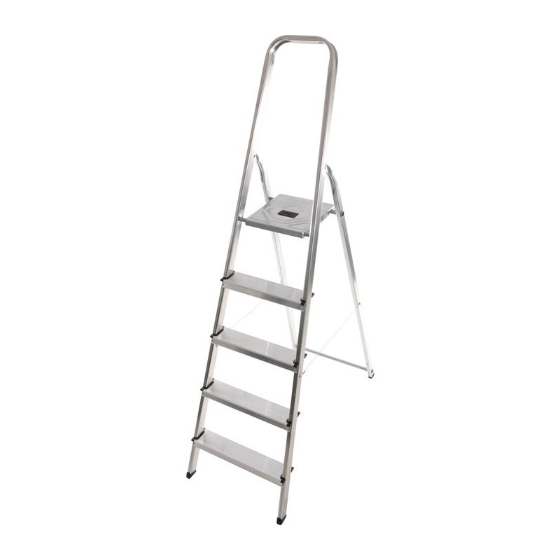 MixAlu Hailo Huishoudelijke Trap Ladder - 5 Stappen