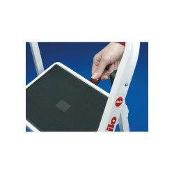 Marchepied acier Hailo - Hauteur de travail 2,69 m - 3 marches