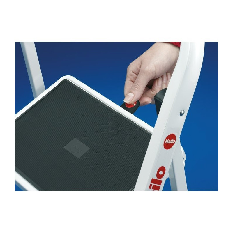 Marchepied acier Hailo - Hauteur de travail 2,69 m - 3 marches