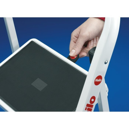 Marchepied acier Hailo - Hauteur de travail 2,69 m - 3 marches