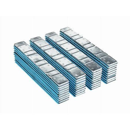 Enhance aluminum rims with durable round steel wheel weights for SLIM rims.