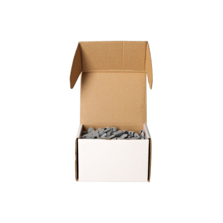 Masses à clipser zinguées de haute qualité pour équilibrer les roues de véhicules.