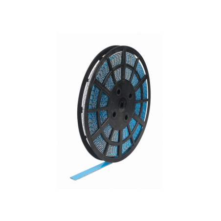 Steel Adhesive Wheel Weights for SLIM aluminum rims in gray, durable and easy installation.