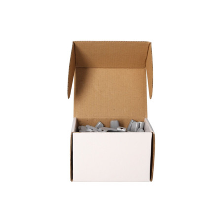 Image: Masses d'équilibrage en zinc protégé, conformes aux normes, durables et esthétiques.