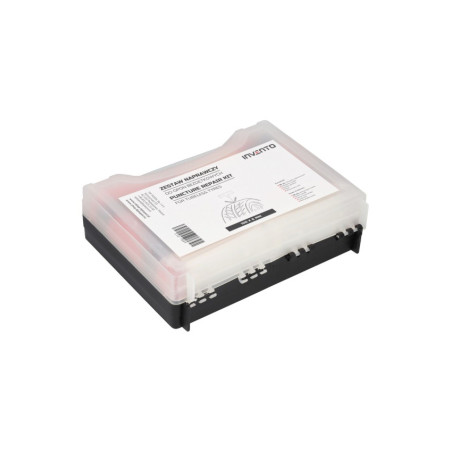 Kit de réparation pneus haut de gamme pour véhicules jusqu'à 3,5 tonnes. Solution rapide et efficace en cas de crevaison.