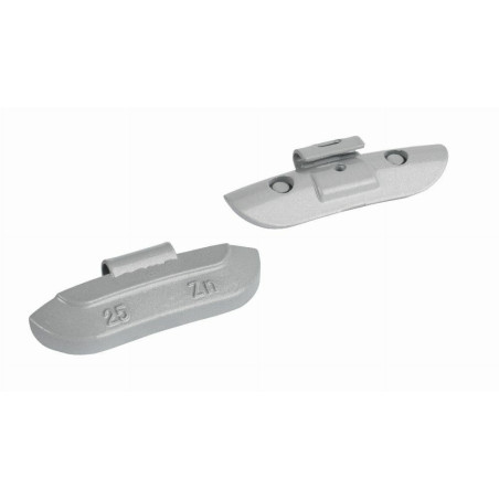 Masse à clipser zinguée de haute qualité pour équilibrer les roues de véhicules.