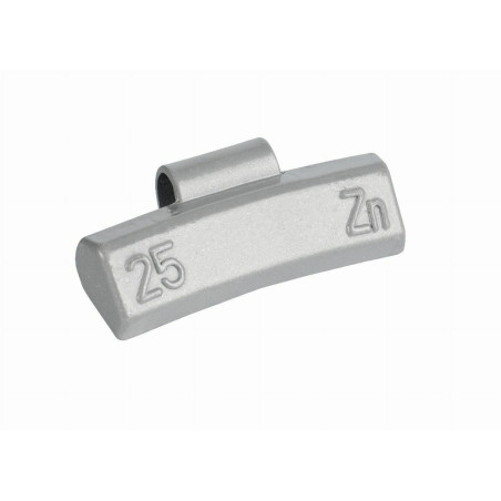 High-quality Zinc-coated rim weights for precise and stable wheel balancing.