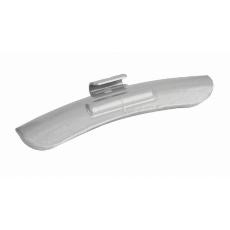 Masse à clipser zinguée pour jantes en acier : équilibrage précis et montage facile.