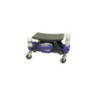 Professional workshop stool with removable trays, swivel casters, and optional cup holders.
