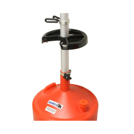 Economical 30L Oil Recovery Container with Adjustable Pipe and Drain Tap