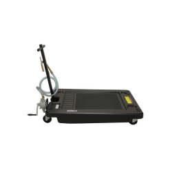 Bac de Vidange d'Huile Mobile pour professionnels de l'automobile : pratique et efficace.