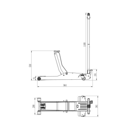 Elevate vehicles swiftly with Mammuth Car Jack: efficient, secure, and durable design.