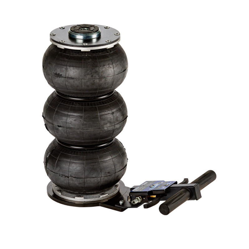 Cric à soufflet pneumatique Mammuth : robustesse, légèreté et sécurité pour levage efficace.