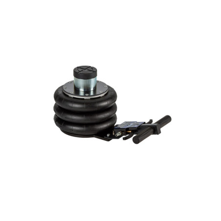 Cric à soufflet pneumatique Mammuth : robuste, léger, sûr et pratique pour levage efficace.