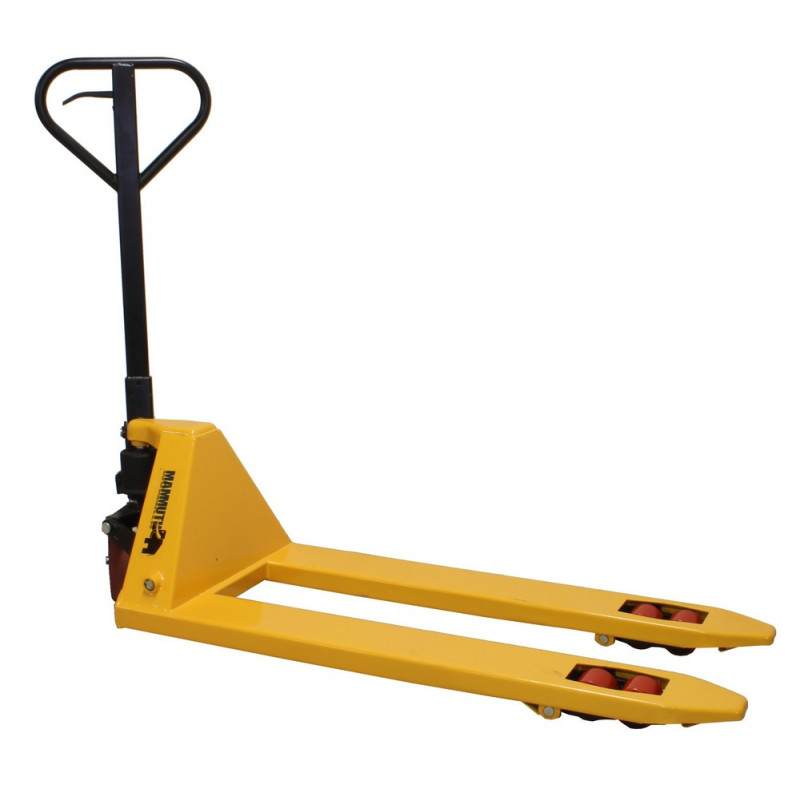 Transpalette Mammuth en acier: robuste, durable et performant pour manutention efficace.