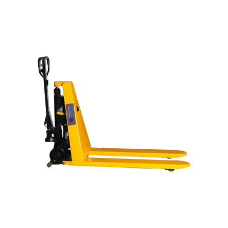 Transpalette semi-électrique Mammuth : Puissant, polyvalent et fiable pour vos opérations logistiques.