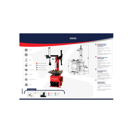 Démonte-pneus professionnel performant pour un changement de pneus rapide et efficace.