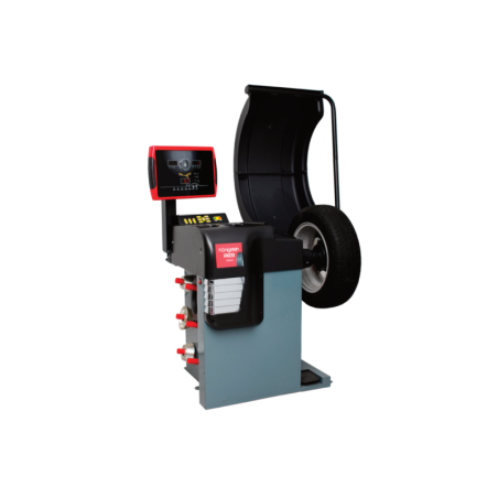 Wheel Balancer for 12-24” Wheels with dynamic measurement, auto-calibration, and 7 modes.