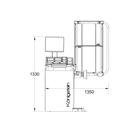 Équilibreuse professionnelle pour roues 12-24" : précision et polyvalence garanties !