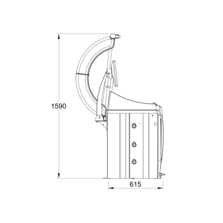 Équilibreuse professionnelle pour roues 12-24" : précision et performance garanties !