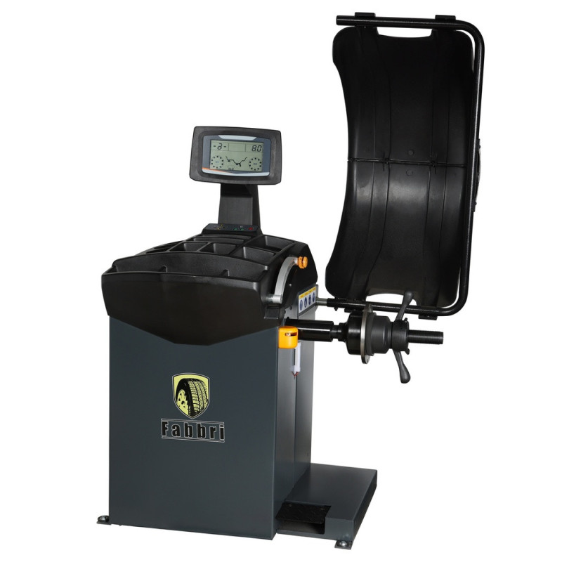 Équilibreuse de roues Fabbri ZH827L : précision et rapidité pour les professionnels de l'automobile.