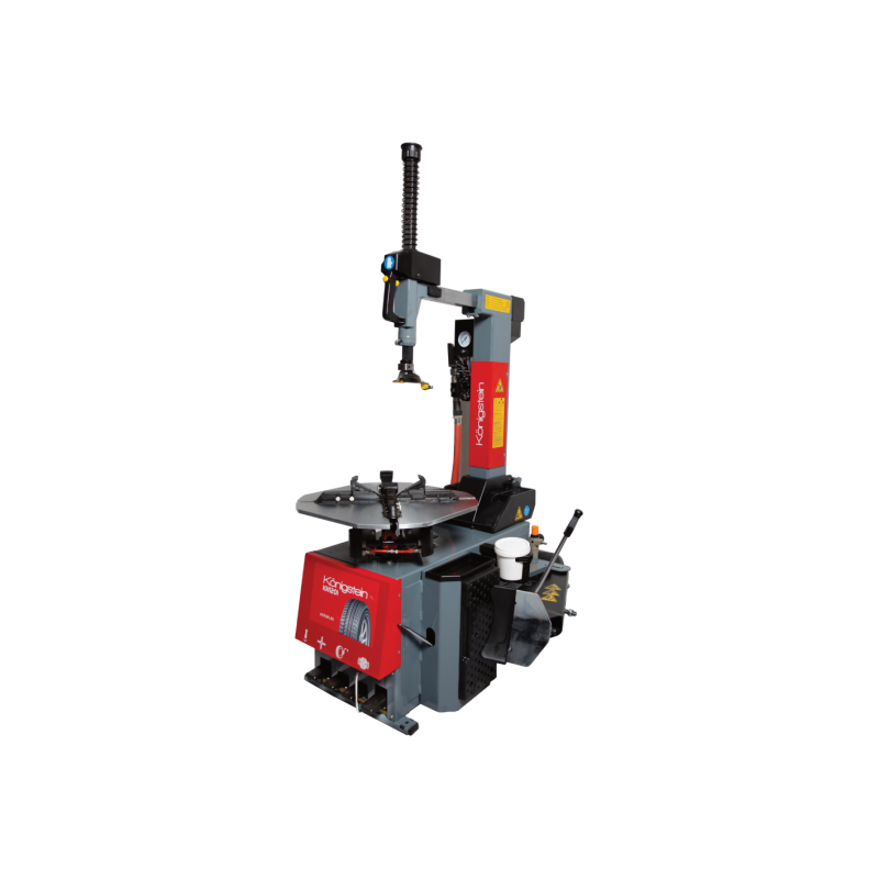 Démonte-pneus professionnel avec levier d’assistance pour un changement facile de pneus.