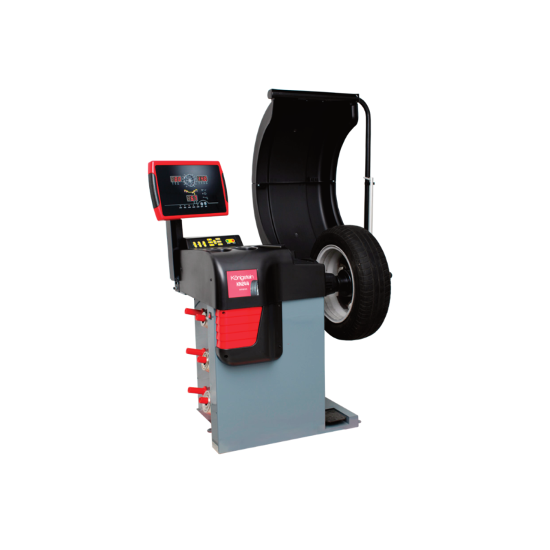 Équilibreuse digitale PREMIUM pour roues, précision optimale et fonctionnalités avancées.