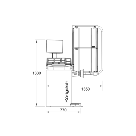 Équilibreuse digitale PREMIUM pour roues : précision optimale et performances professionnelles.