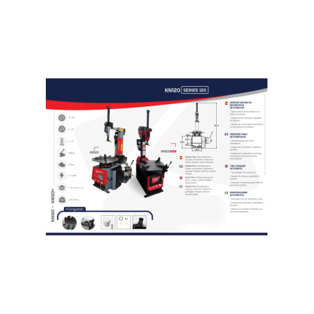 Effortless tire changing tool with assist lever, adjustable support, precise performance.