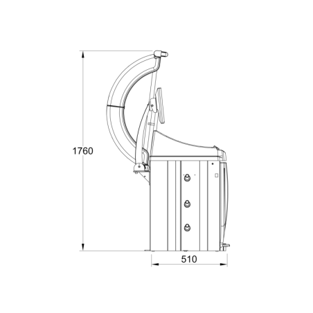 Équilibreuse numérique haut de gamme avec laser et écran : précision professionnelle.
