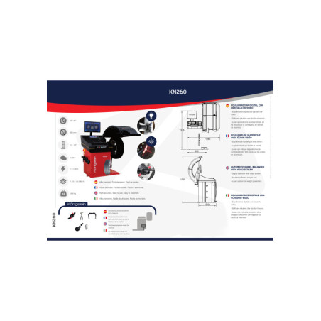 Équilibreuse numérique haut de gamme : précision et efficacité pour professionnels automobiles.