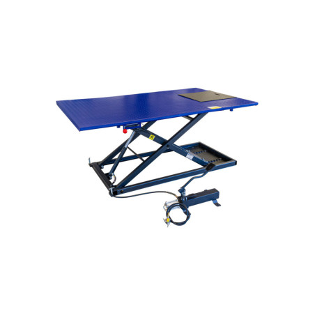 Table élévatrice quad MAMMUTH : robuste, stable, capacité 675kg, hauteur 825mm, flexible, sécurisé.