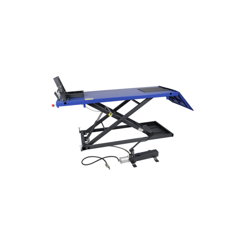 Table élévatrice moto Mammuth en acier, capacité de levage 675 kg.