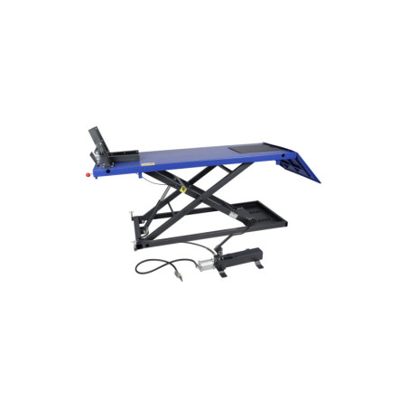 Table élévatrice moto Mammuth : levage sécurisé et facile pour l'entretien de votre moto.