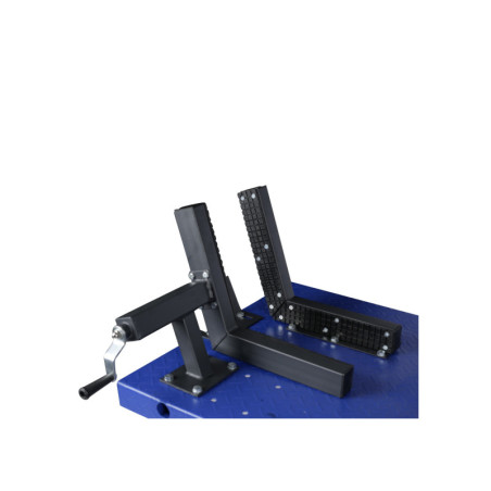 Table élévatrice moto Mammuth : levage facile, sécurisé et pratique pour entretien moto.