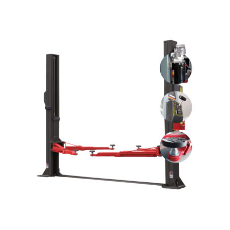Enhance workshop efficiency with the Königstein Hydraulic Two-Post Lift - a game-changer!