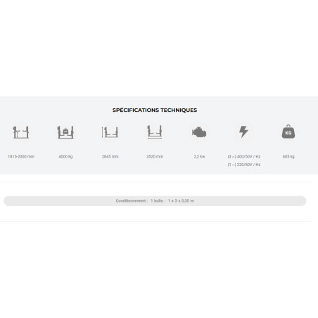 Upgrade your workshop with the Königstein Hydraulic Two-Post Lift - reliable and efficient!