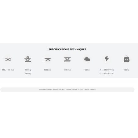 Levage professionnel avec le pont élévateur Königstein KN3630N pour garages automobiles.