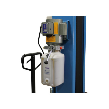 Pont élévateur mobile à colonne unique, qualité professionnelle, signé Falco Sollevatori.