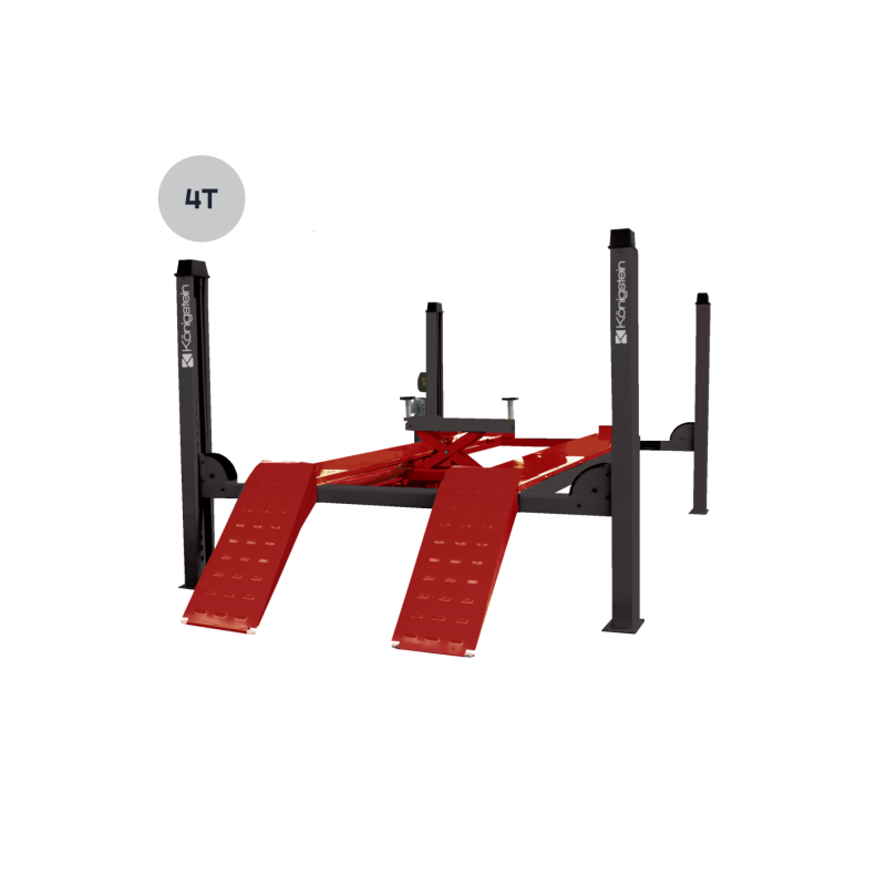 Plateforme pour véhicules larges et confort optimal, système hydraulique fiable.