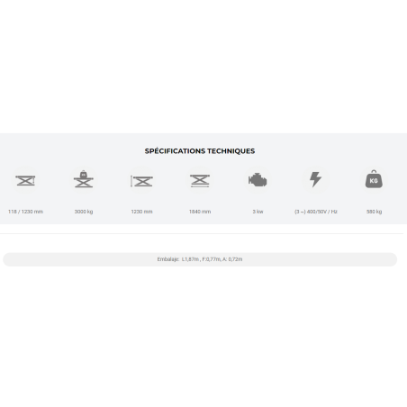 Pont Élévateur Ciseaux Königstein KN3630CP : Sécurité, robustesse et performance pour professionnels exigeants.