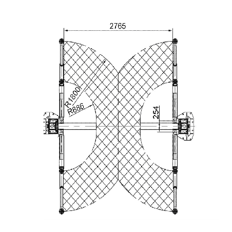 Élévateur réglable en hauteur pour véhicules industriels avec capacité de charge 6 tonnes.