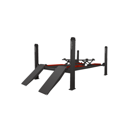 Pont élévateur à 4 colonnes KN3450DT avec plateforme extensible 3,5T.