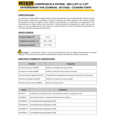 Compresseur professionnel 7,5 CV sur cuve 500L : qualité et performance garanties.