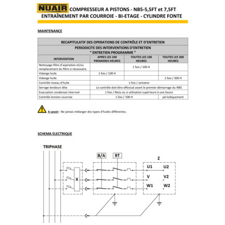 Compresseur à piston professionnel de 7,5 CV sur cuve 500L, performance optimale.