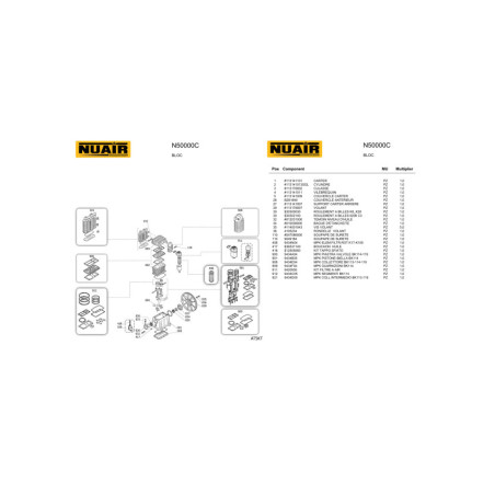 Compresseur professionnel 7,5 CV sur cuve 500L : qualité et performance garanties.