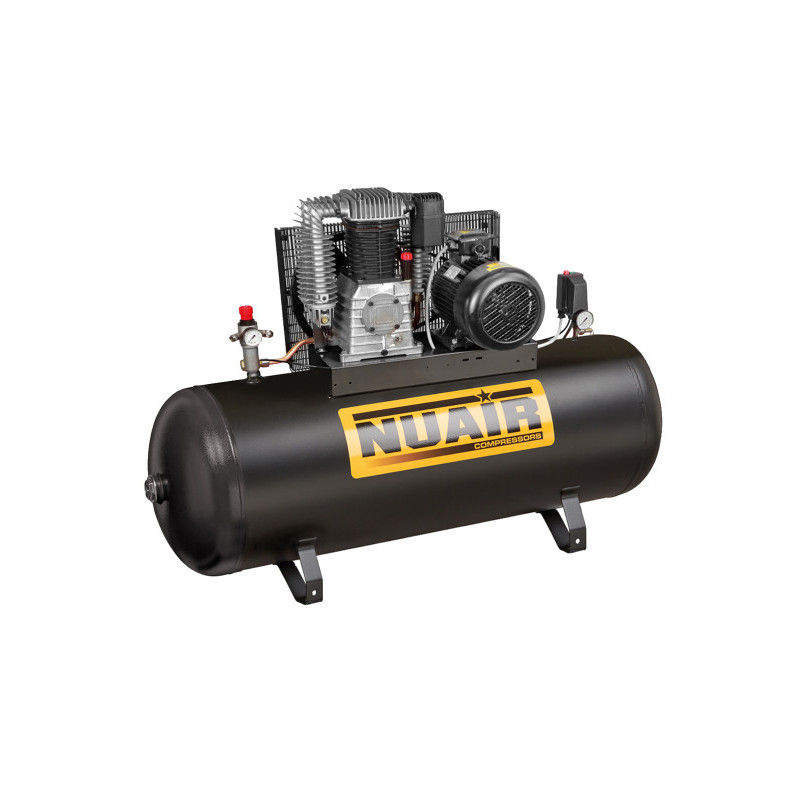 Compresseur à piston NUAIR série K-PRO Intensive de 7,5 CV sur cuve 500L.