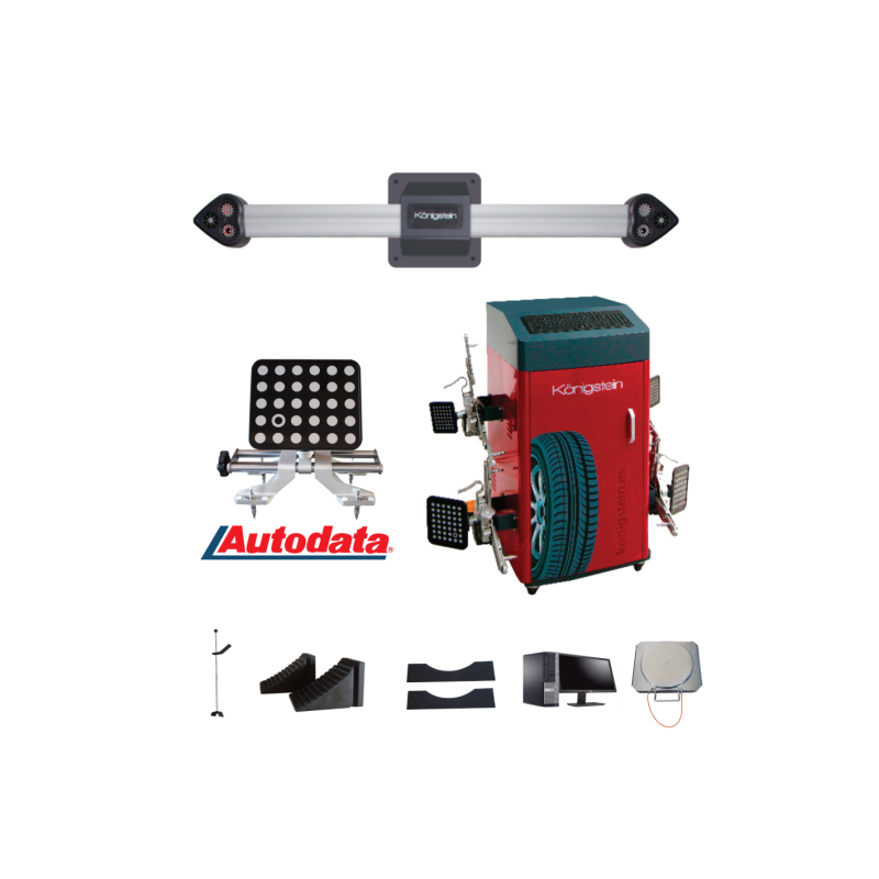 Image: "Équipement d'alignement 3D de pointe avec caméras fixes pour une précision maximale.