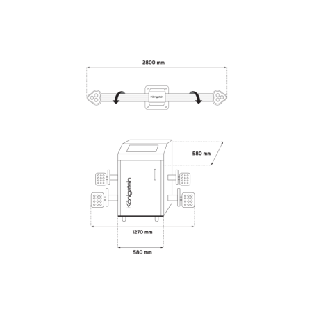 Système d'alignement 3D révolutionnaire avec caméras ajustables contrôlées à distance.