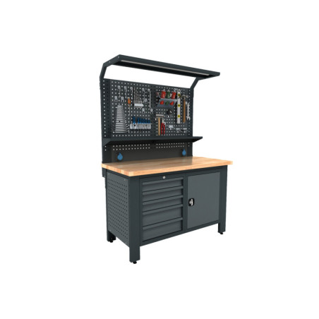 Établi industriel haut de gamme : robustesse, fonctionnalité et durabilité exceptionnelle garanties.